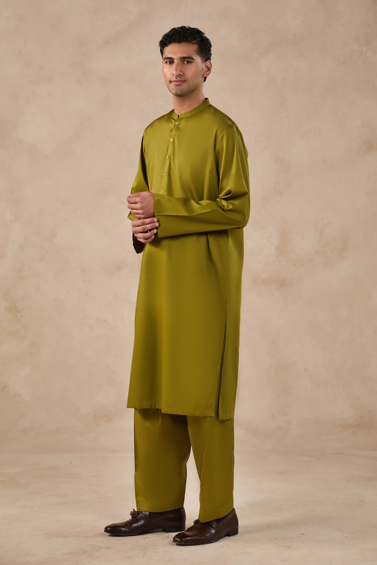 Awami Suit In Pima Cotton - SMS237126