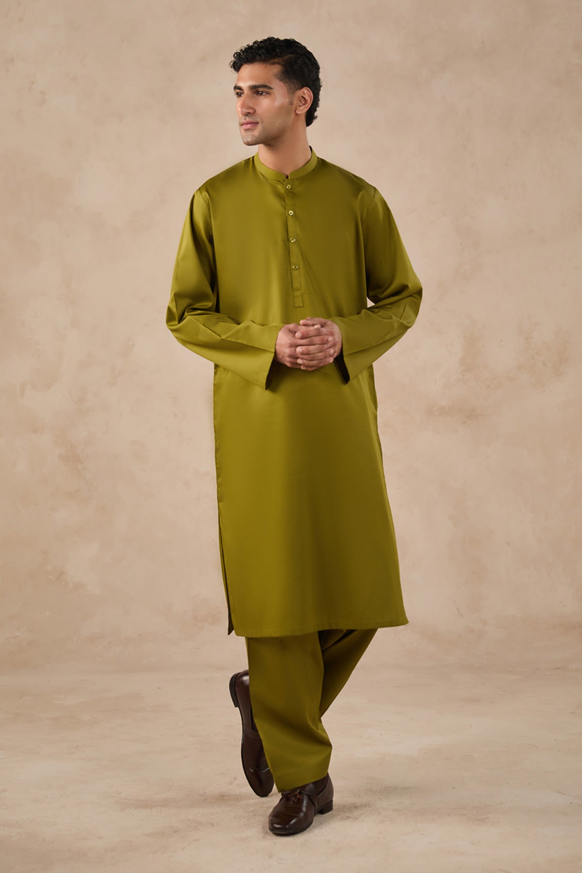 Awami Suit In Pima Cotton - SMS237126 - Shop Now at Shahnameh