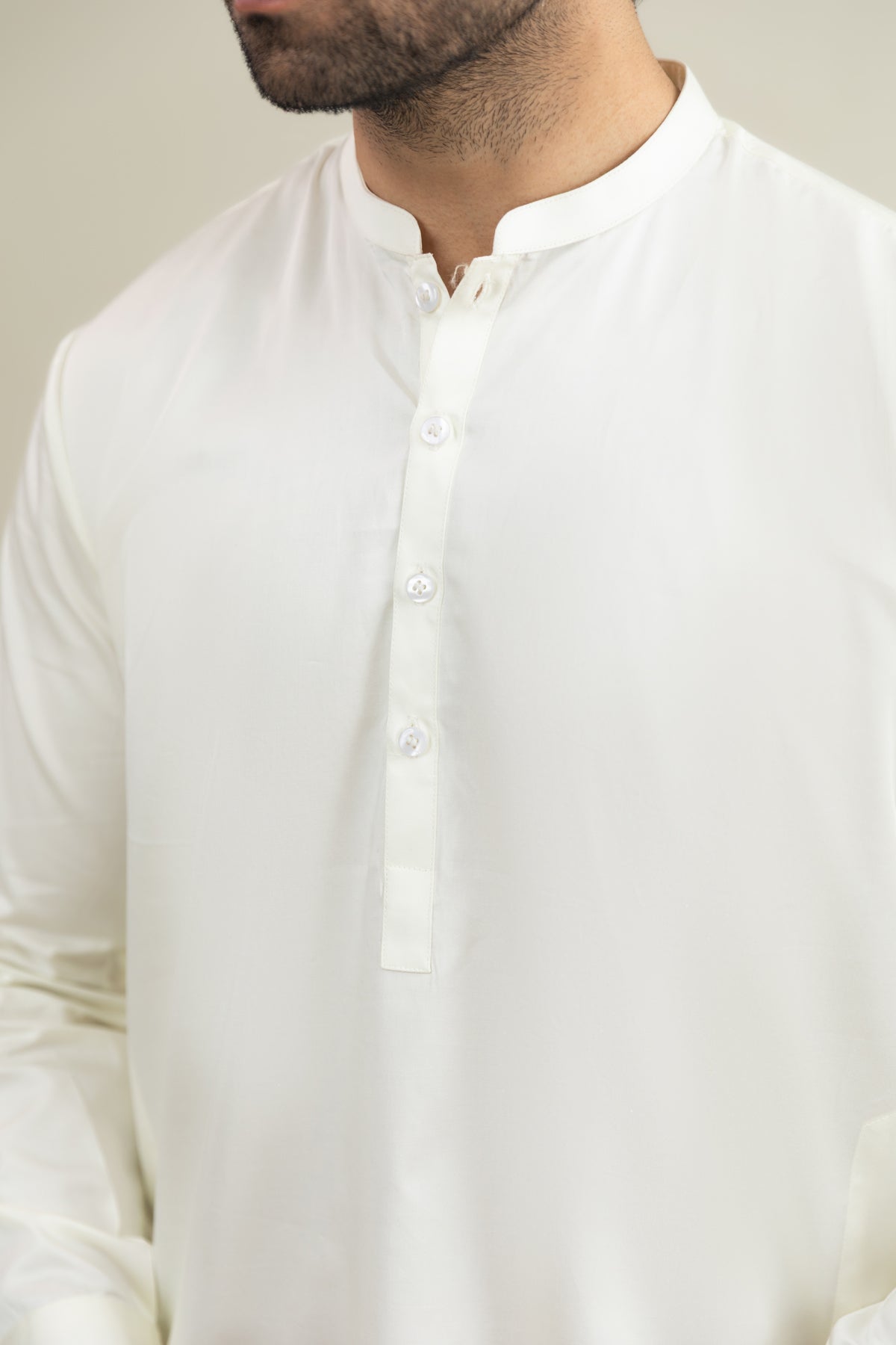 Band Collar Suit - SMS237425