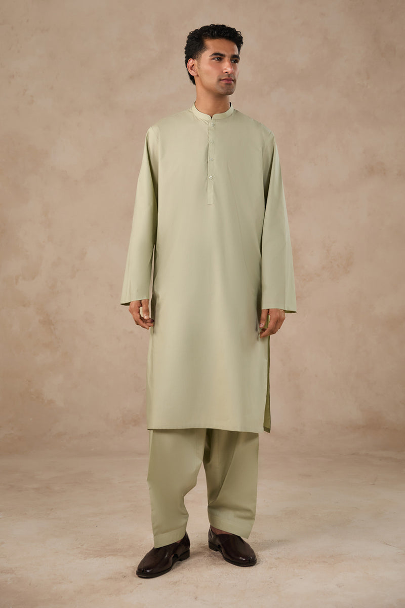 Awami Suit In Pima Cotton - SMS240126