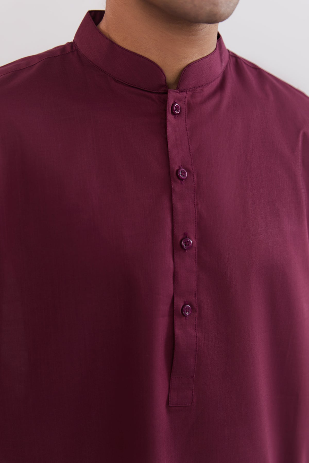 Men Band Collar Suit - SMS701125 - Shop Now at Shahnameh