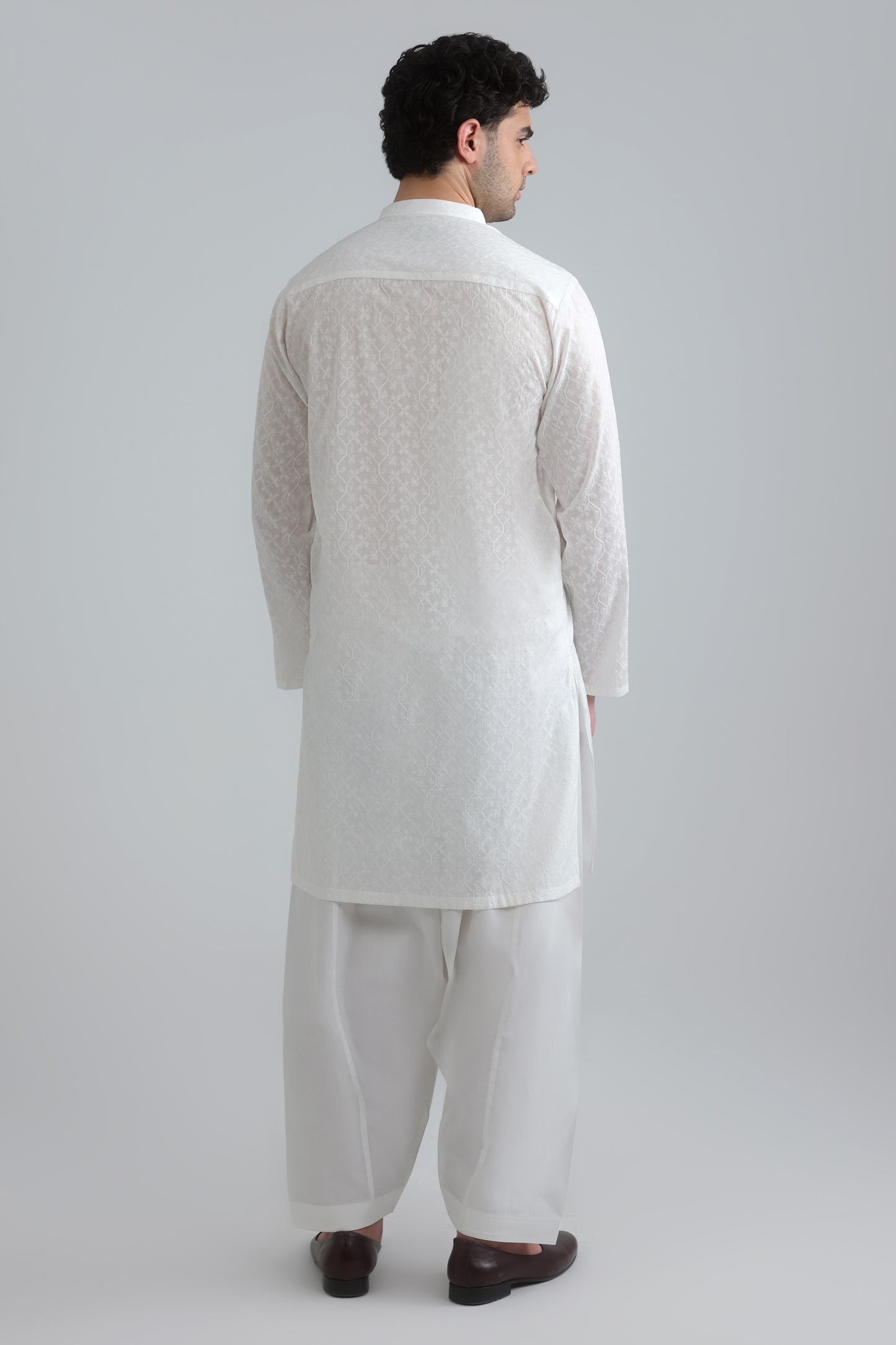 Embroidered Suit - SMS702A125