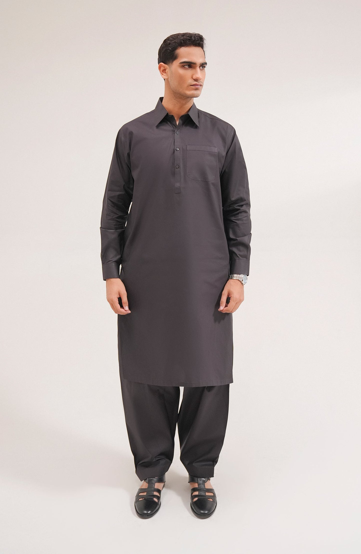 Men's Kurta Shalwar Suit-Regular Fit