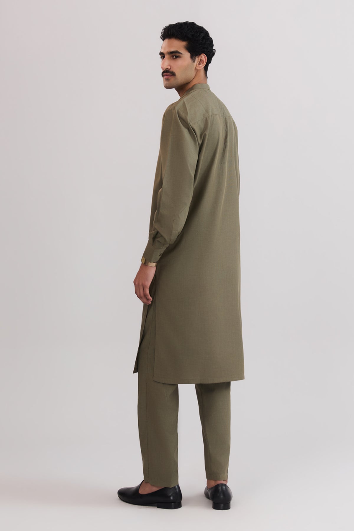 Men Band Collar Suit - SMS722C125 - Shop Now at Shahnameh