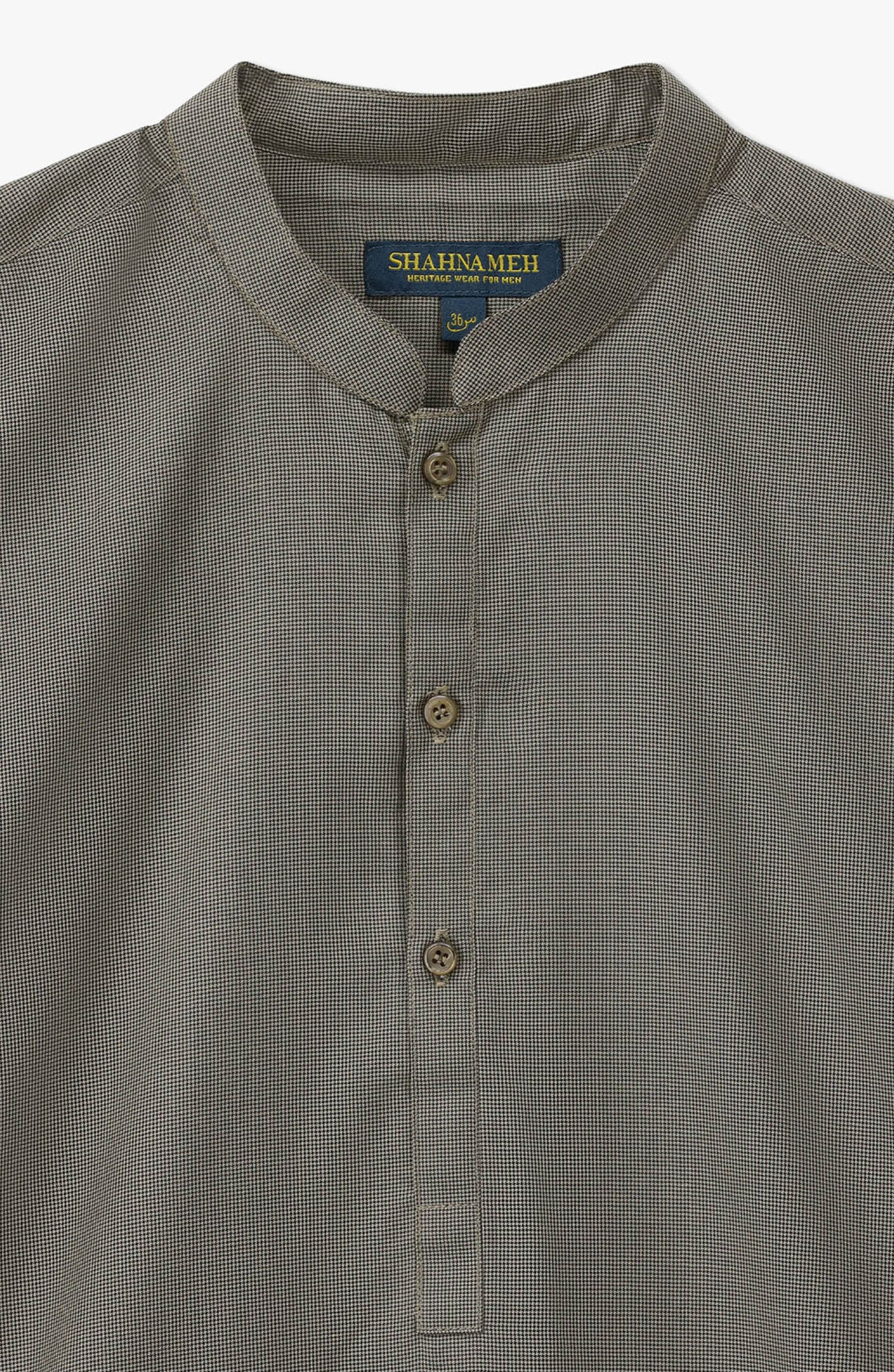 Men Band Collar Suit - SMS722C125 - Shop Now at Shahnameh