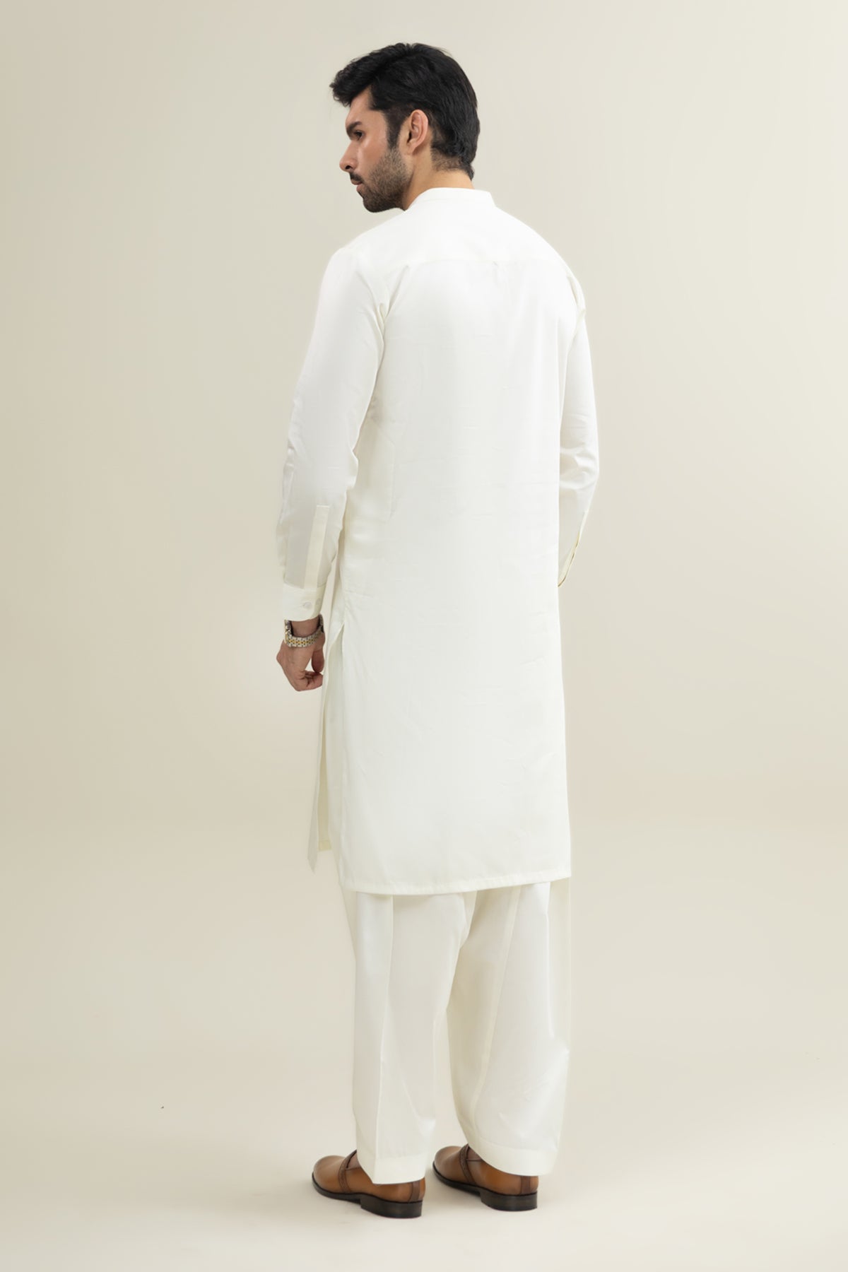 Band Collar Suit - SMS802225