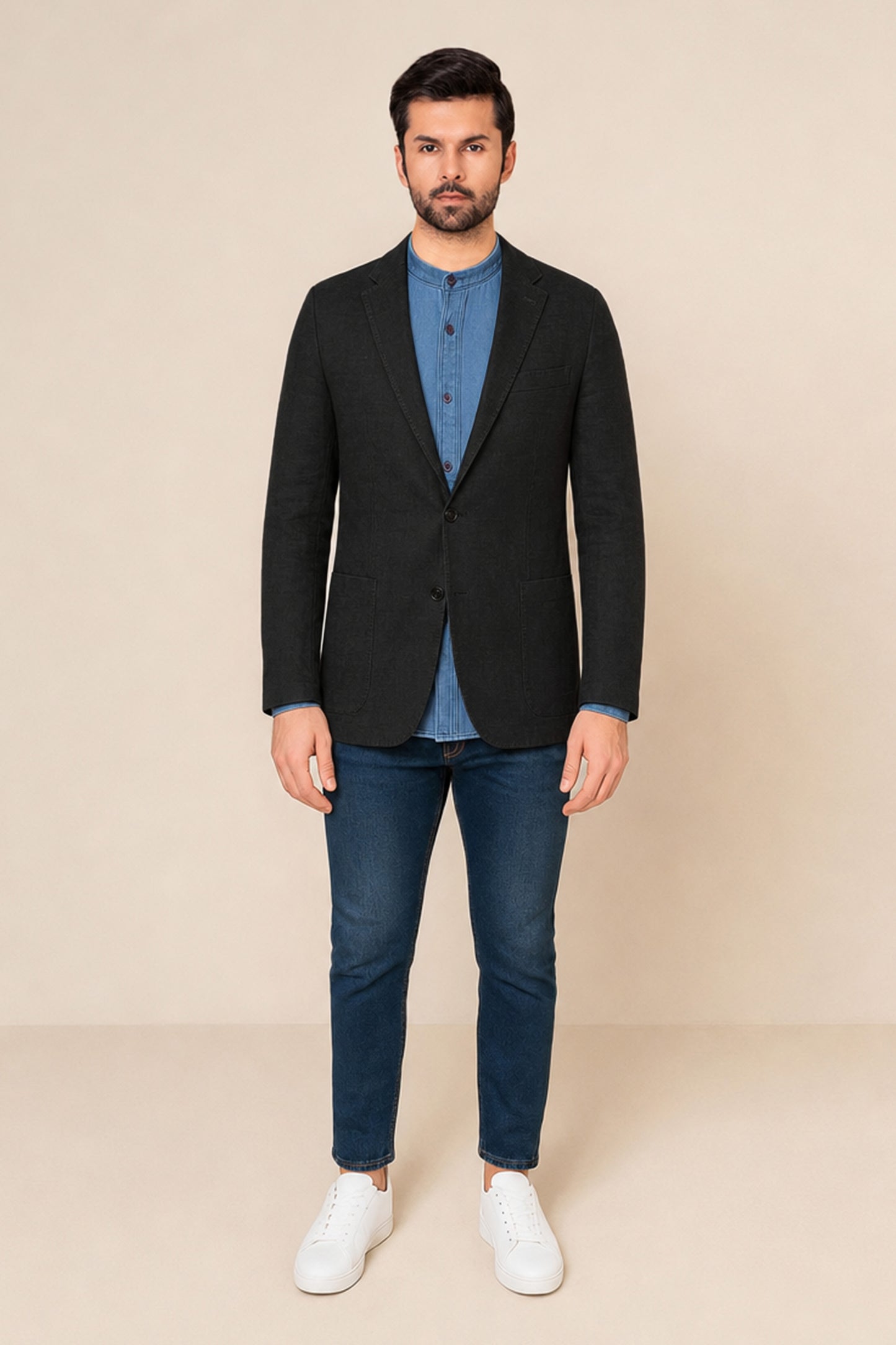Men's Band Coat - SMC806A225