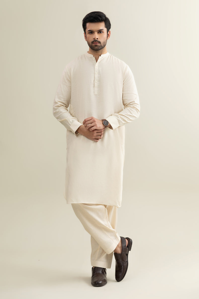 Band Collar Suit - SMS808225 - Shop Now at Shahnameh