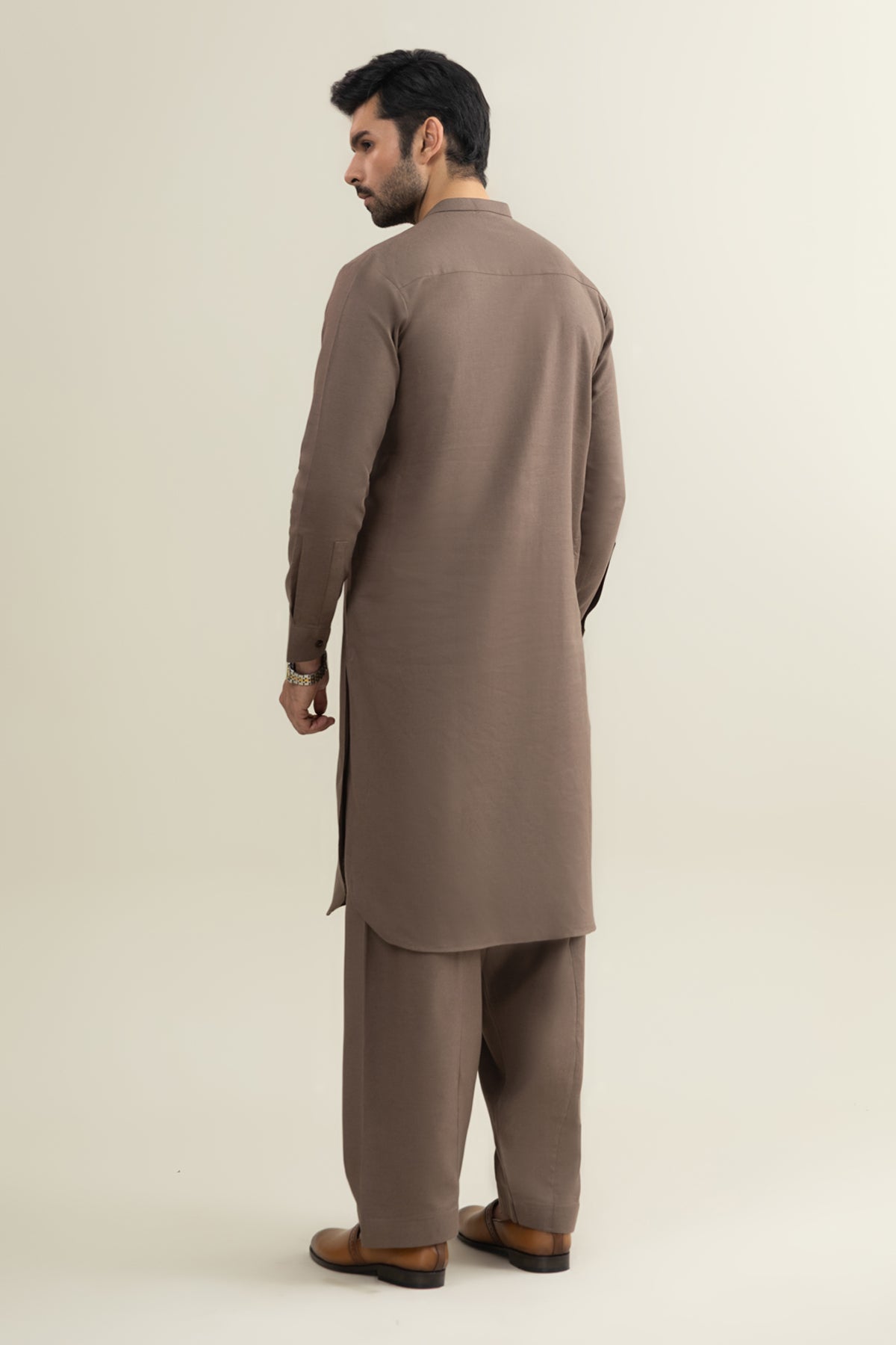 Men's Band Collar Suit - SMS810225