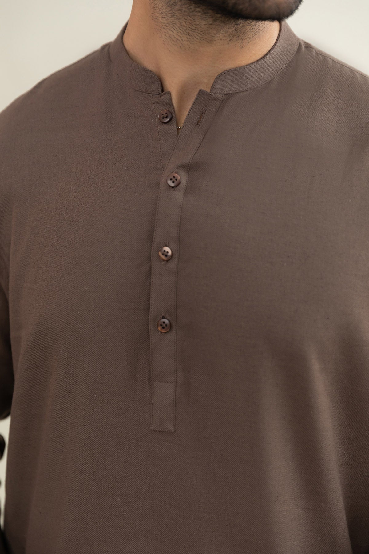 Men's Band Collar Suit - SMS810225