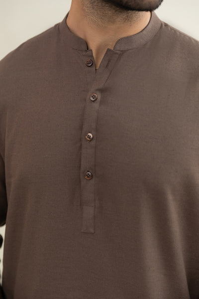 Men's Band Collar Suit - SMS810225