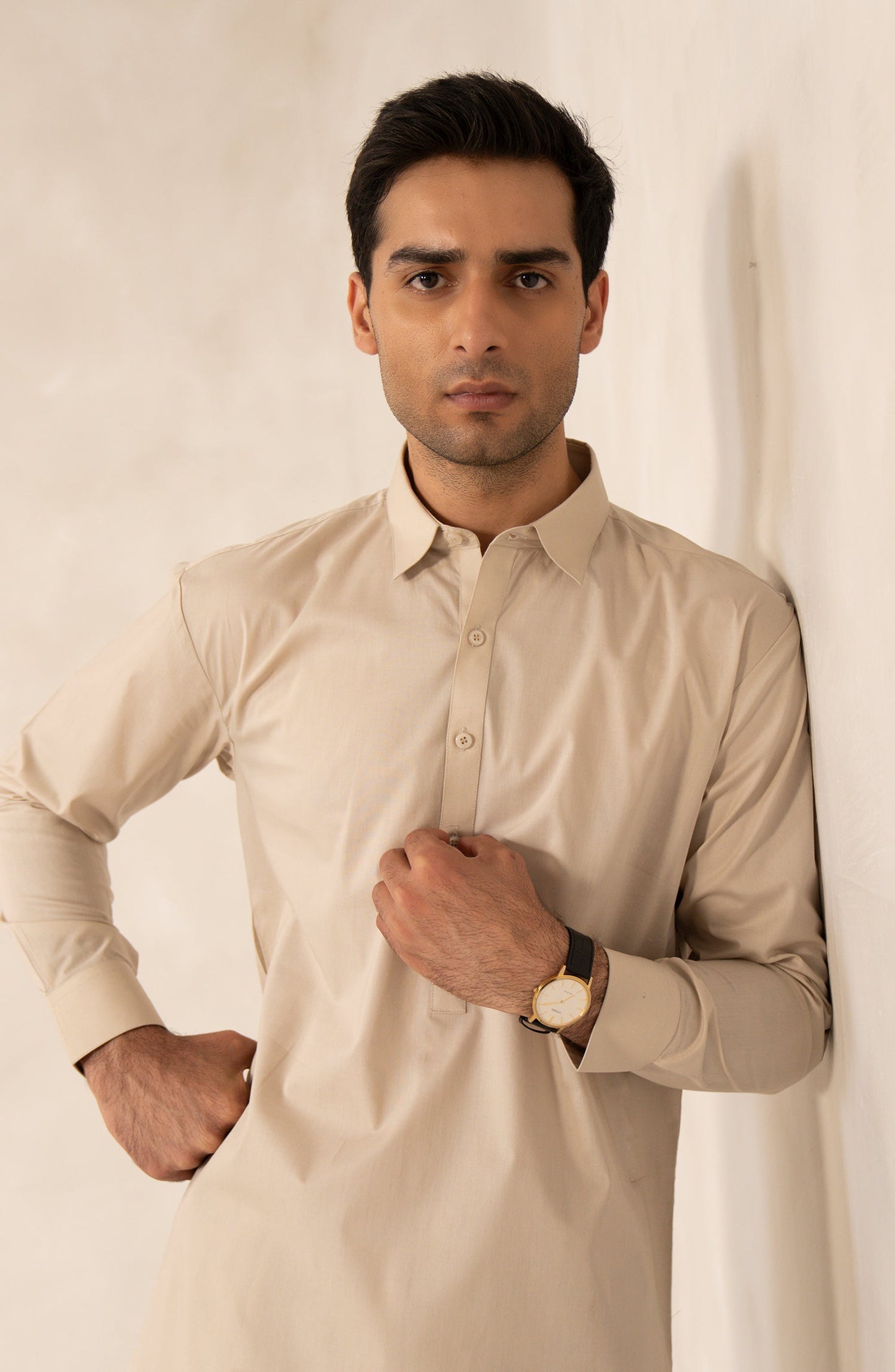 Men's Band Collar Suit - Shop Now at Shahnameh