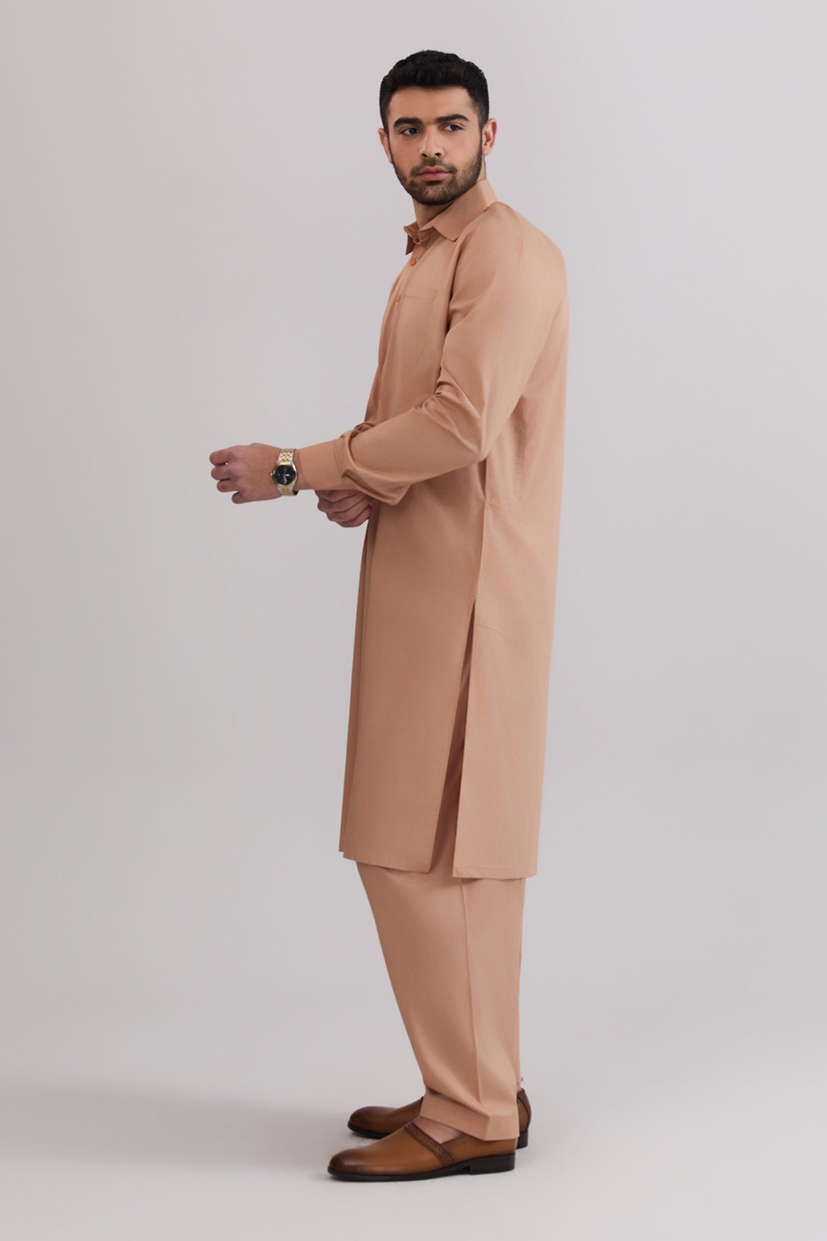 Men Collared Suit - SMS818225 - Shop Now at Shahnameh