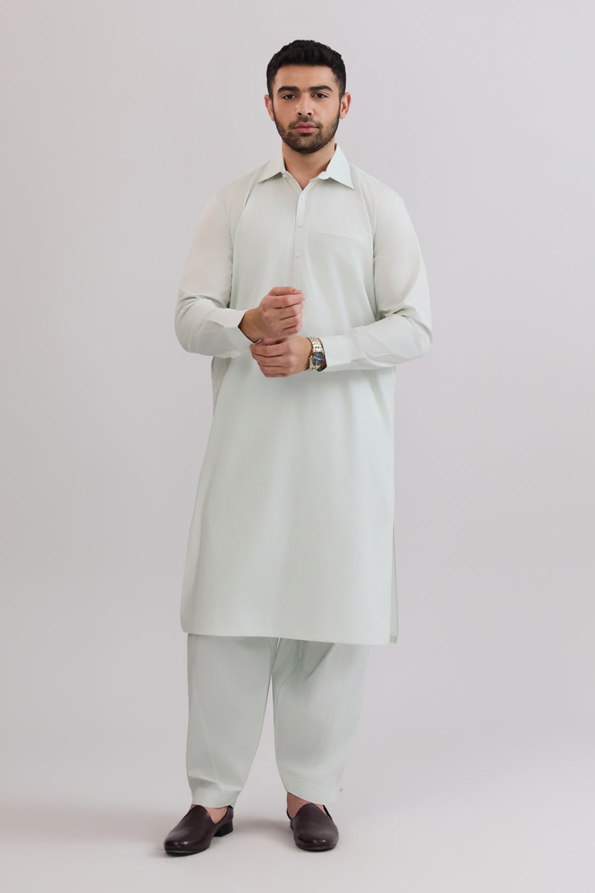 Men Collared Suit - SMS819225 - Shop Now at Shahnameh
