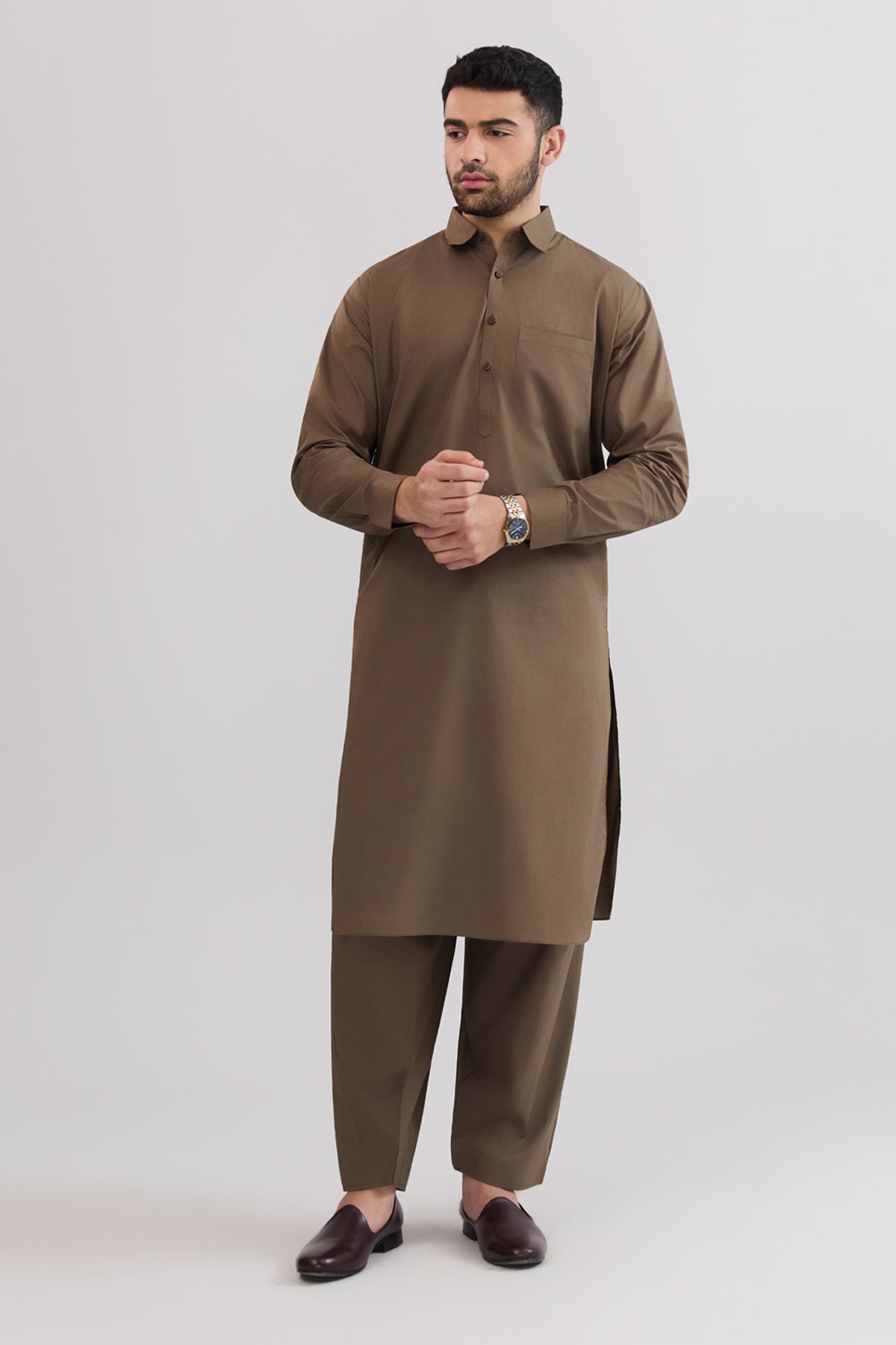 Men Collared Suit - SMS827225 - Shop Now at Shahnameh