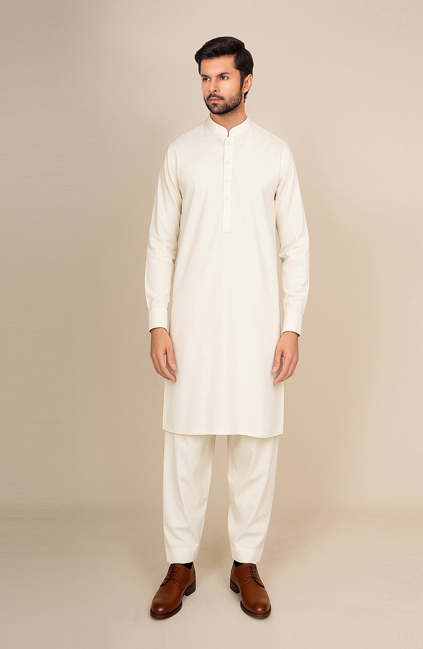 Men's Band Collar Suit - SMS830225