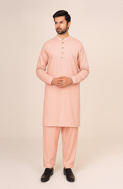 Men's Band Collar Suit - SMS814225