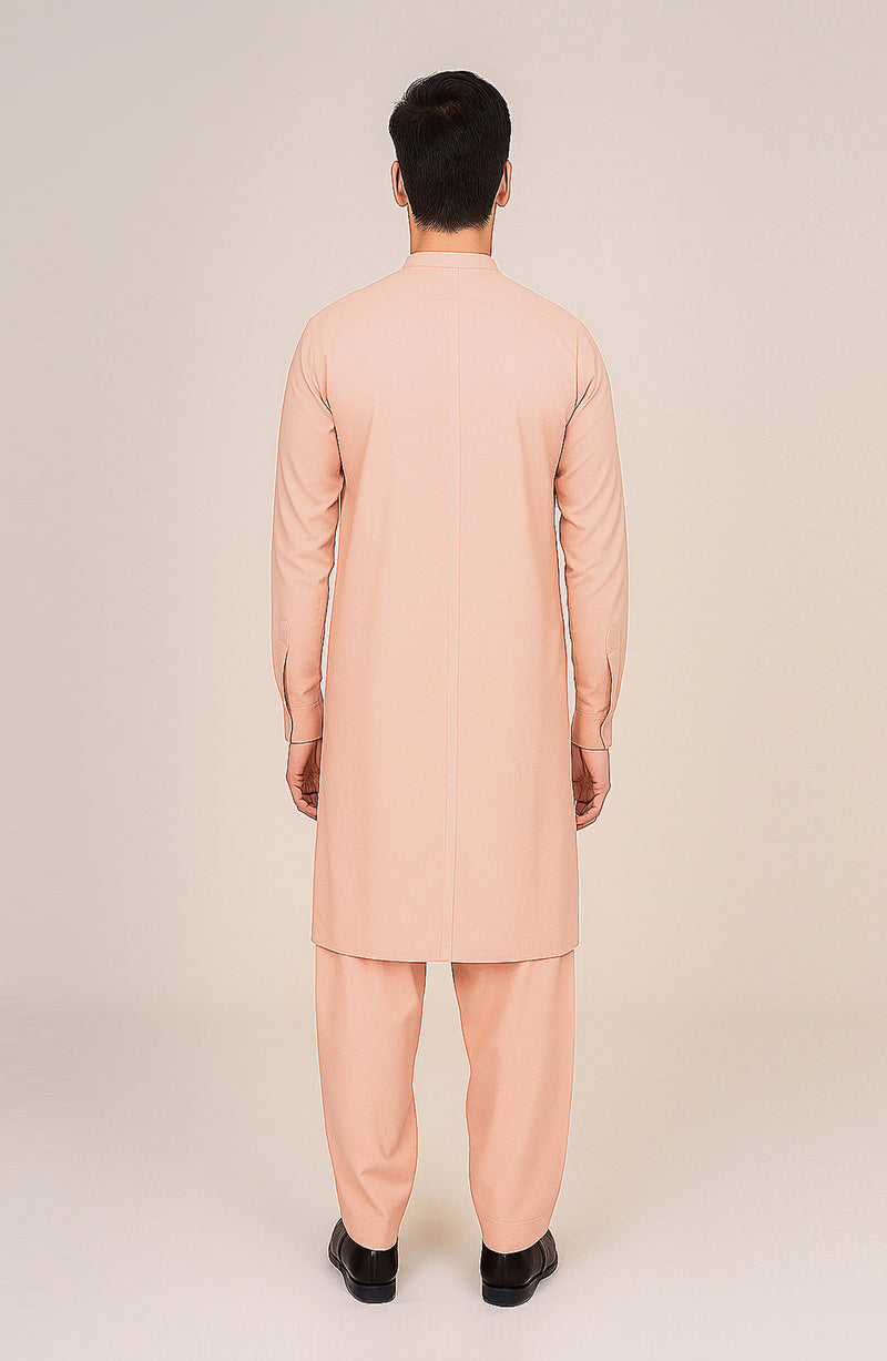 Men's Band Collar Suit - SMS814225 - Shop Now at Shahnameh