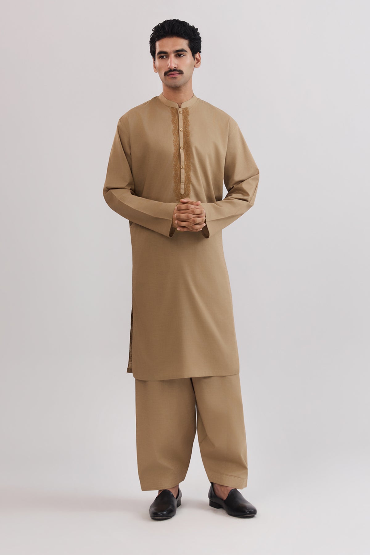 Men Embroidered Suit - SMS836225 - Shop Now at Shahnameh