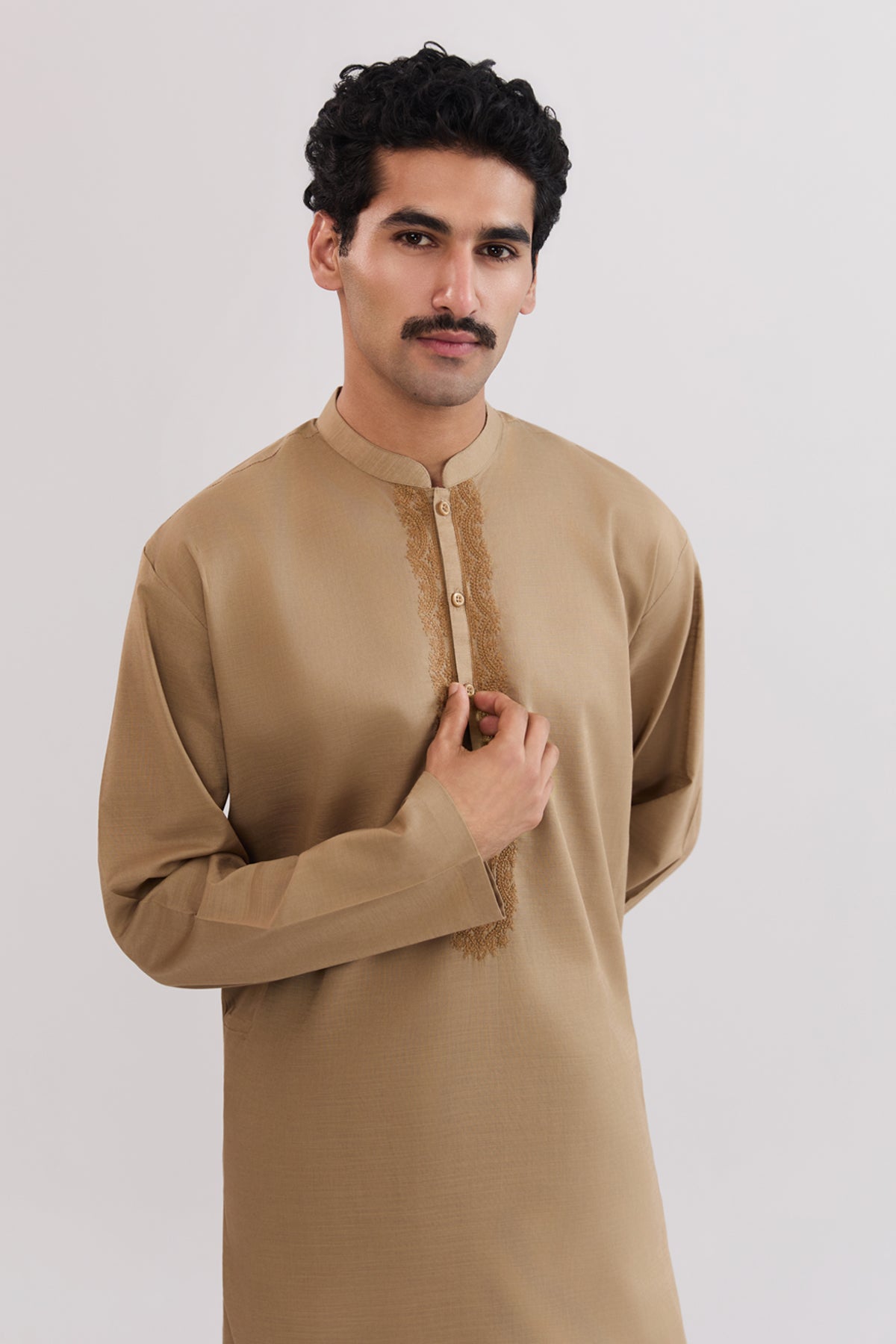 Men Embroidered Suit - SMS836225 - Shop Now at Shahnameh