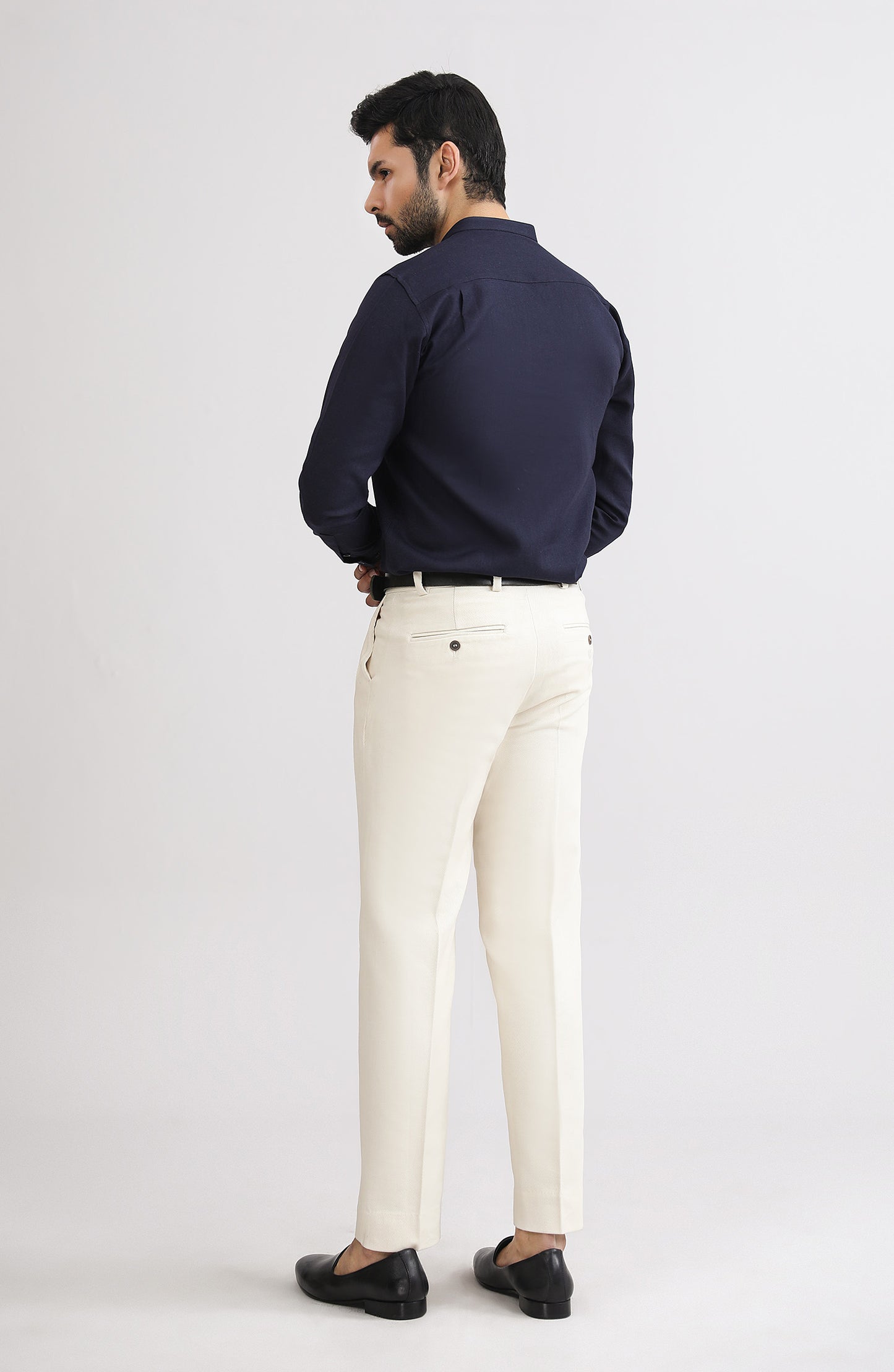 Band Collar Shirt - SMSH202A425