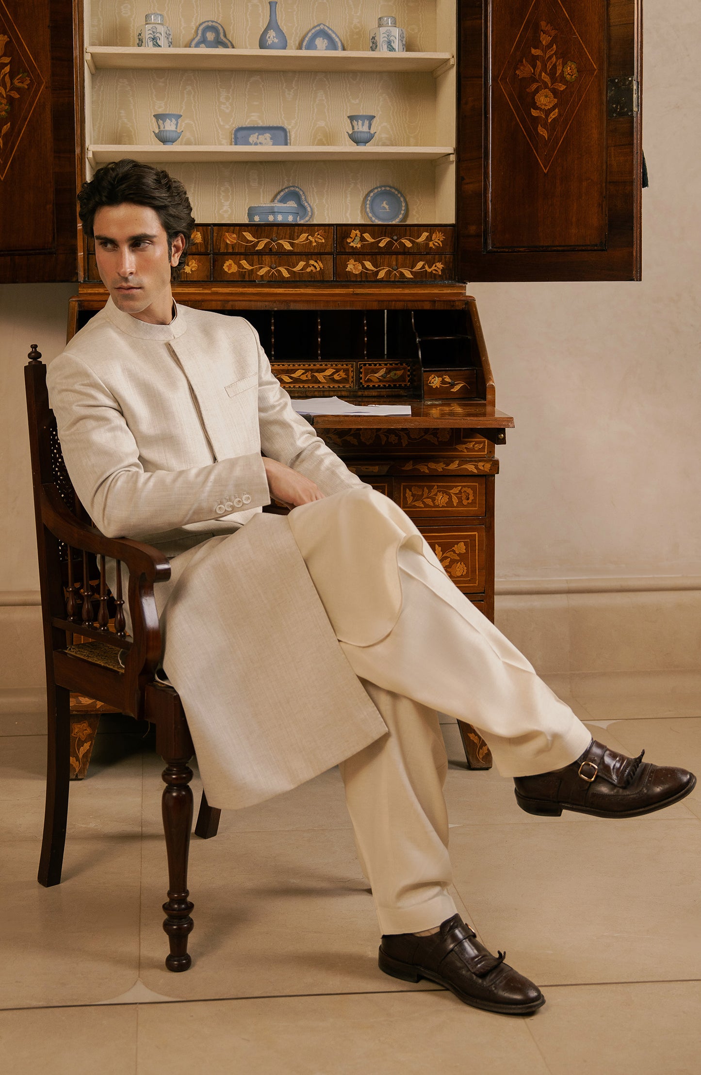 Men Basic Sherwani - SMSH801425 - Shop Now at Shahnameh