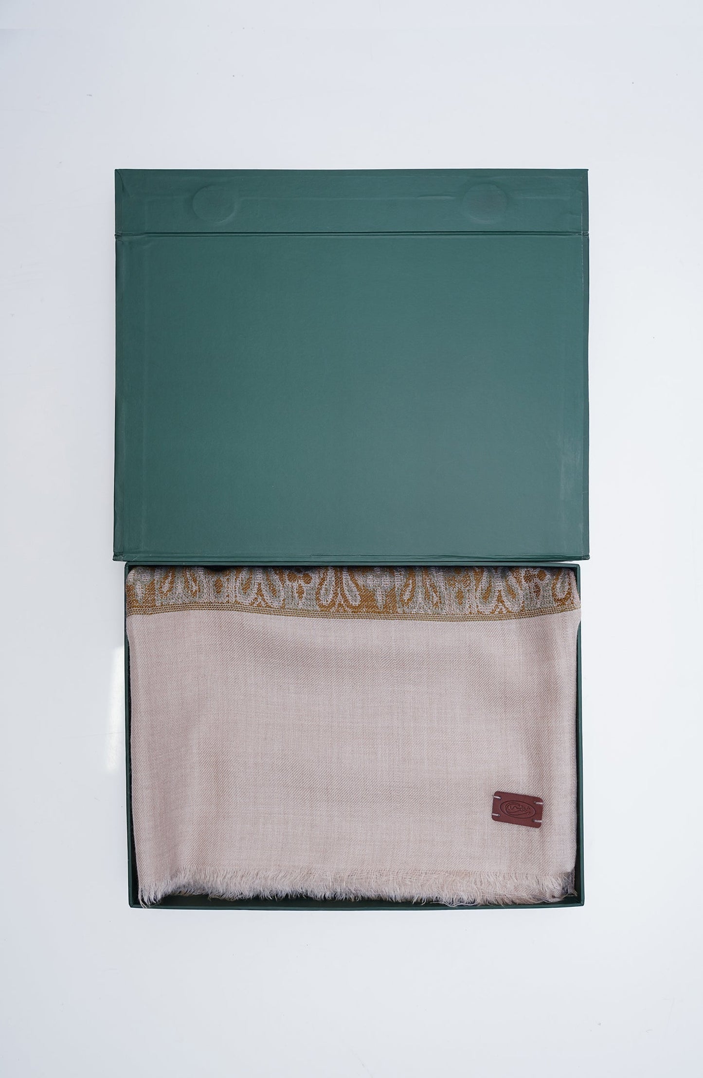 Beige Fine Wool Shawl - Shop Now at Shahnameh