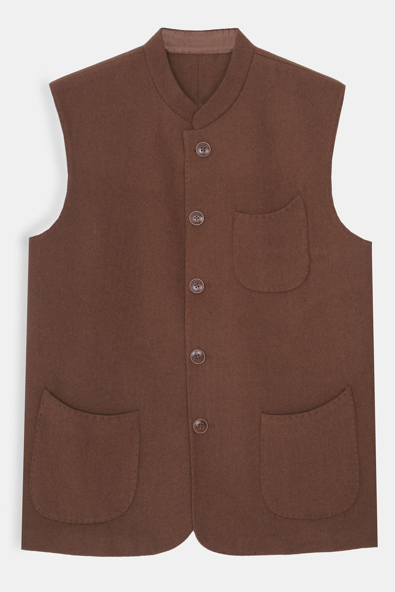 Wool Rich Waistcoat - SMWC809426