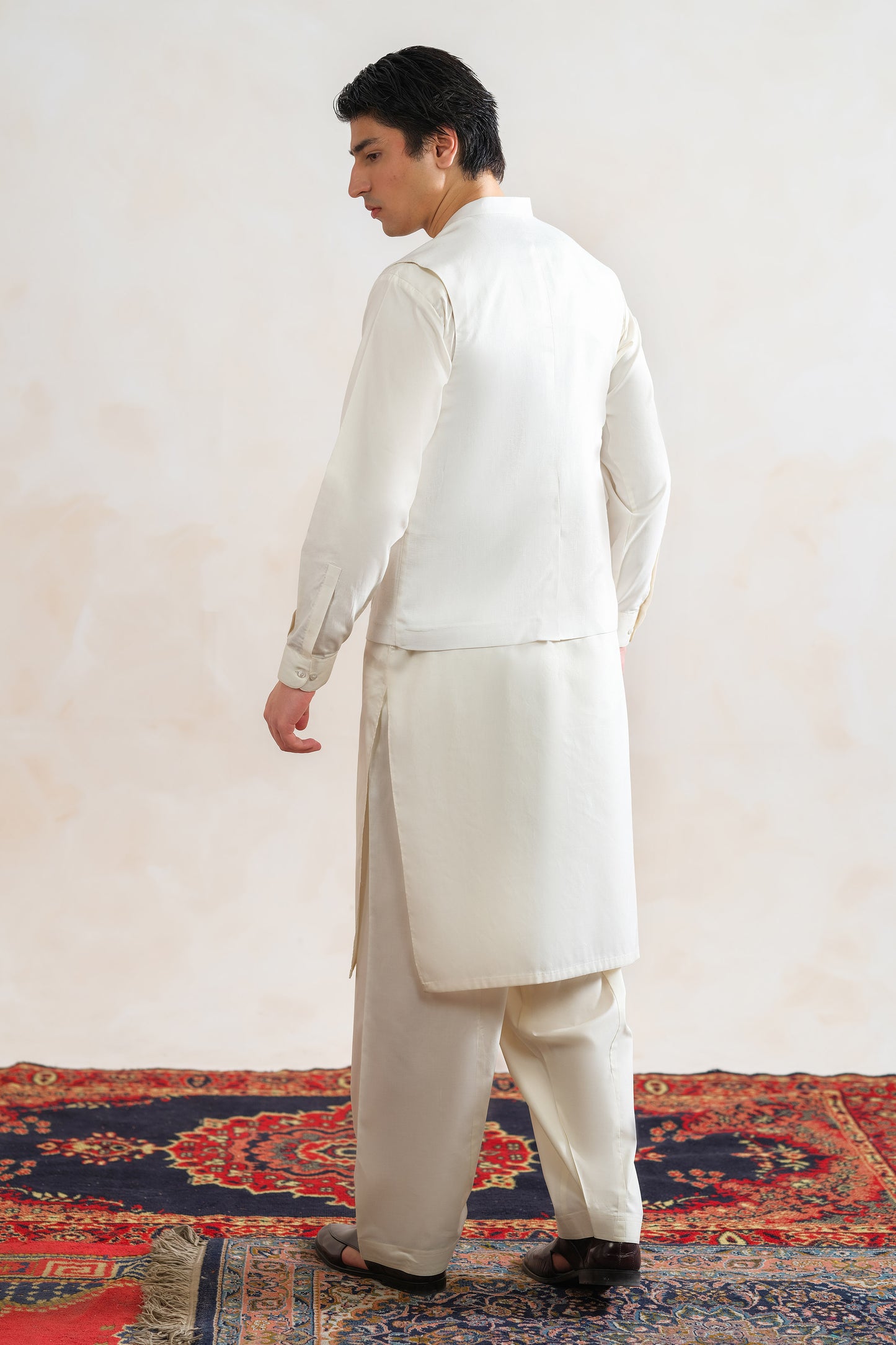 Cotton Linen Waistcoat - SMWC300126