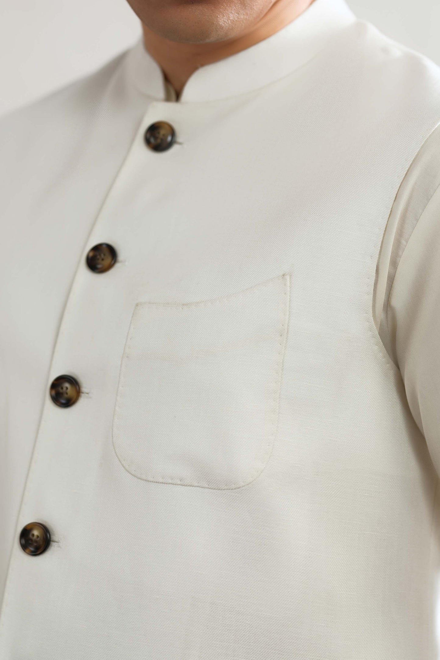 Cotton Linen Waistcoat - SMWC300126