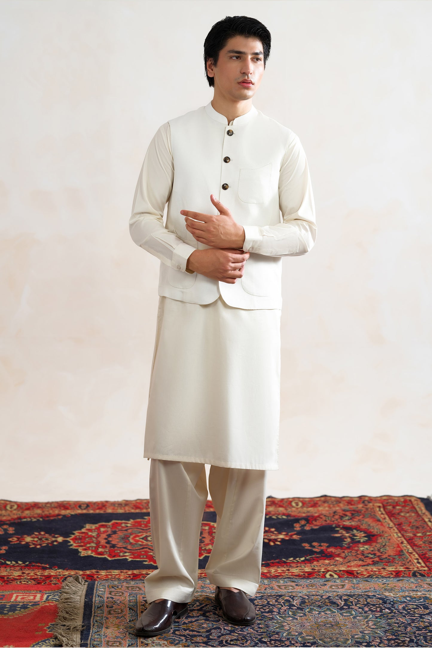 Cotton Linen Waistcoat - SMWC300126