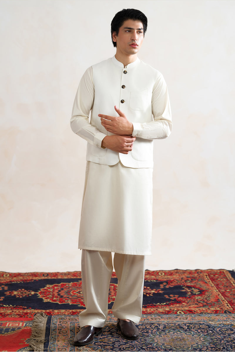 Cotton Linen Waistcoat - SMWC300126