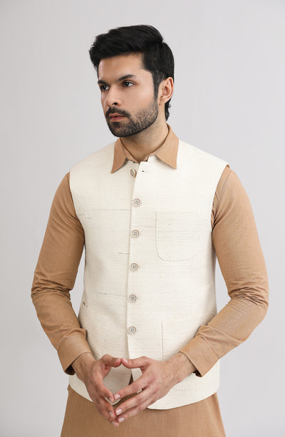 Basic Waistcoat - SMWC401425 - Shop Now at Shahnameh