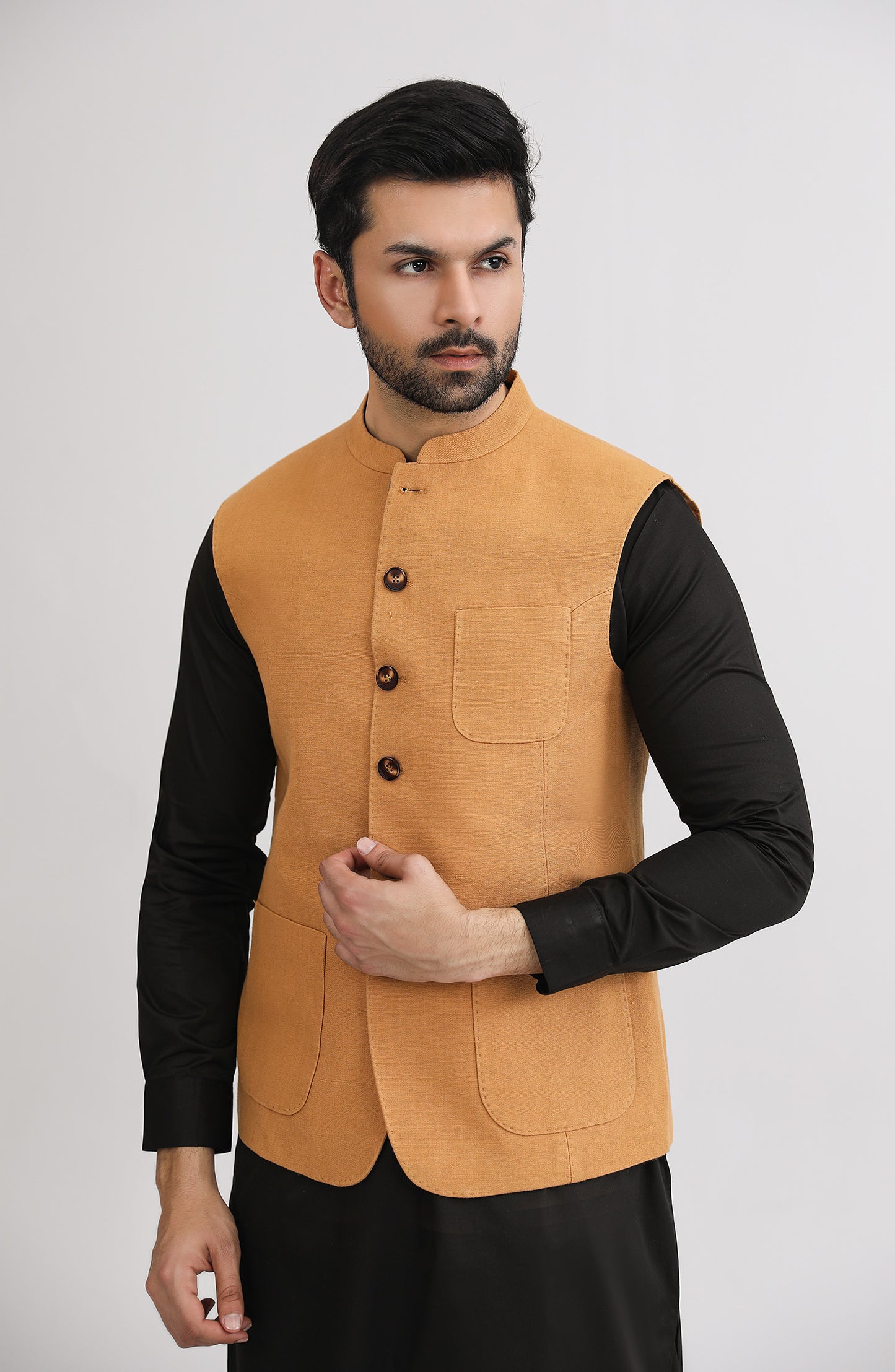 Basic Waistcoat - SMWC402425 - Shop Now at Shahnameh