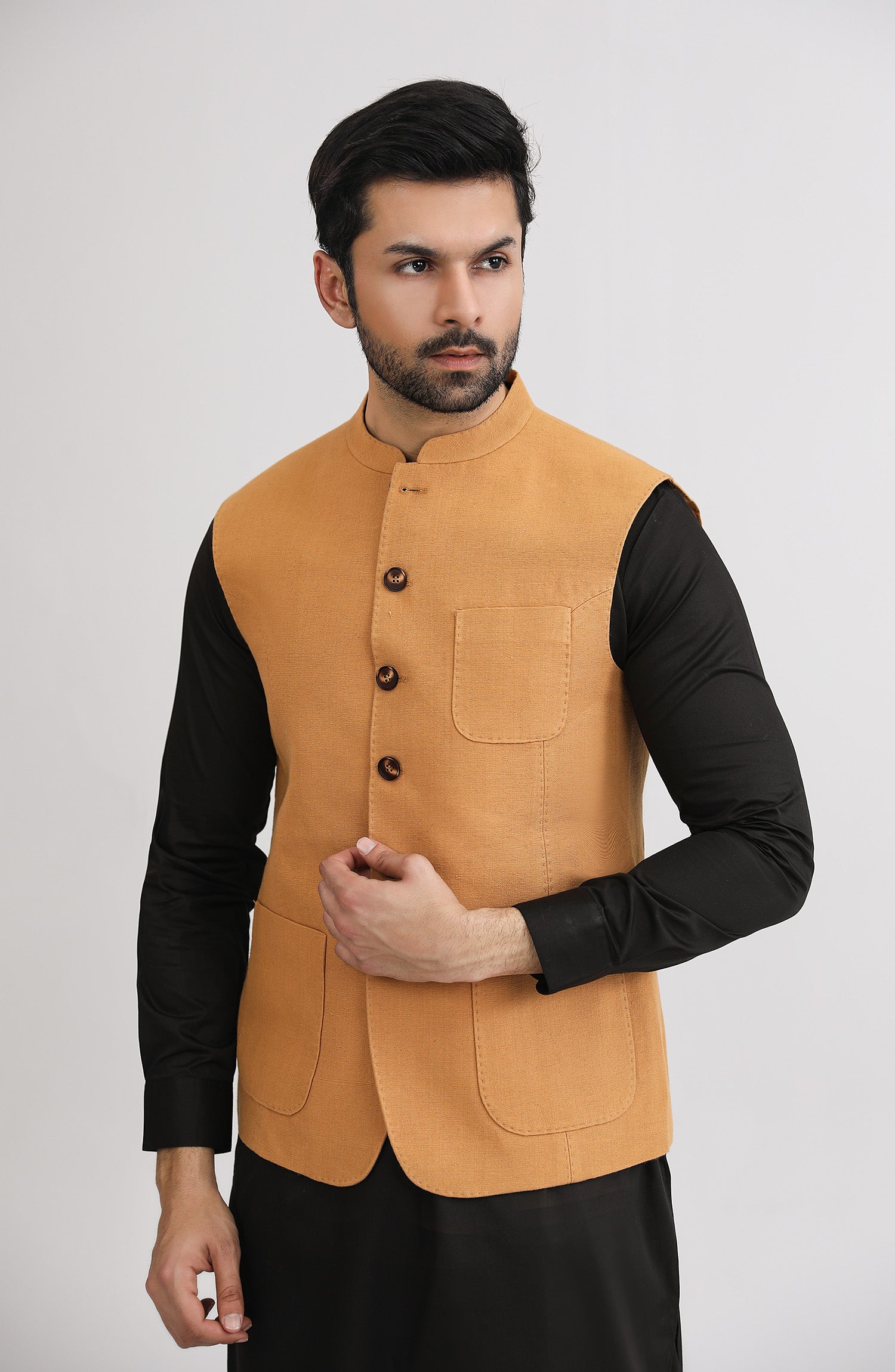 Basic Waistcoat - SMWC402425 - Shop Now at Shahnameh