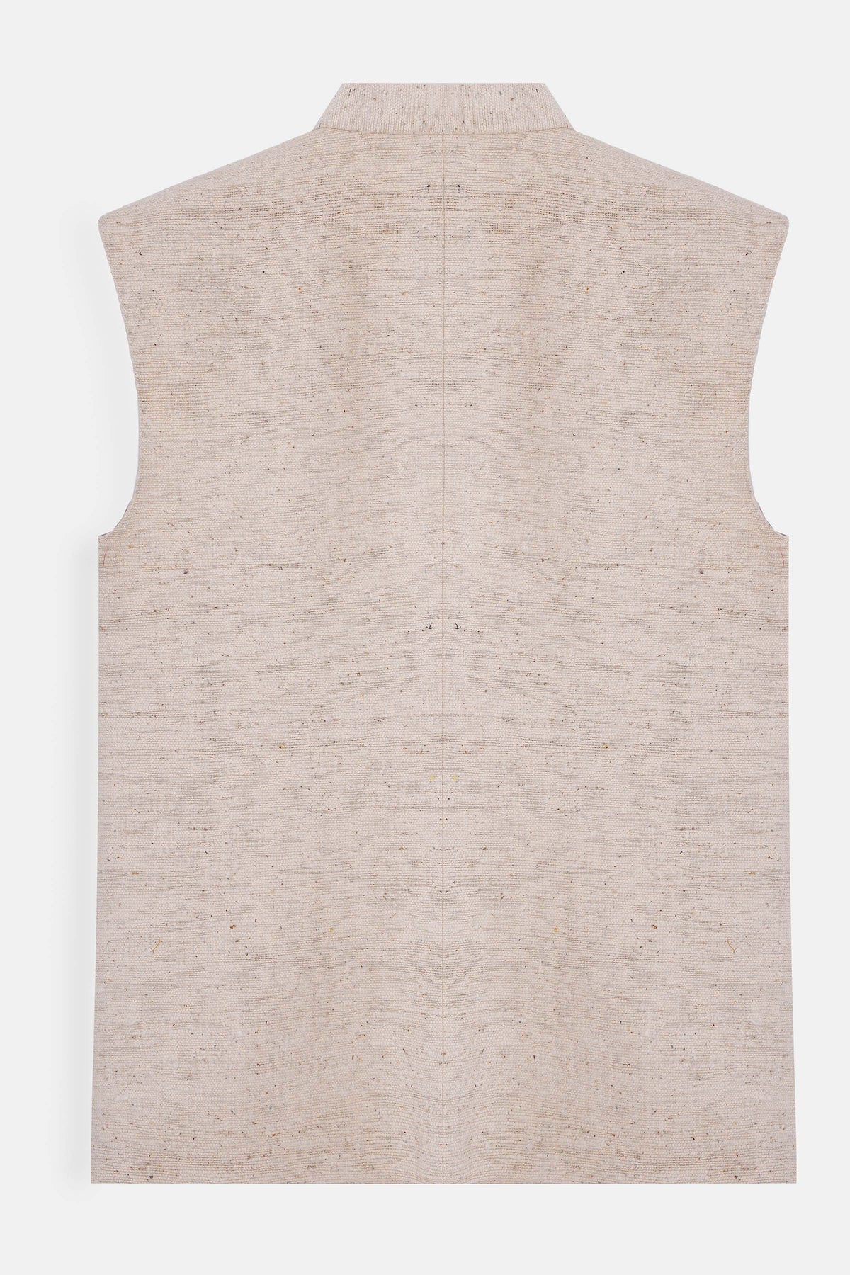 Hand Made Khaddar Waistcoat - SMWC403426