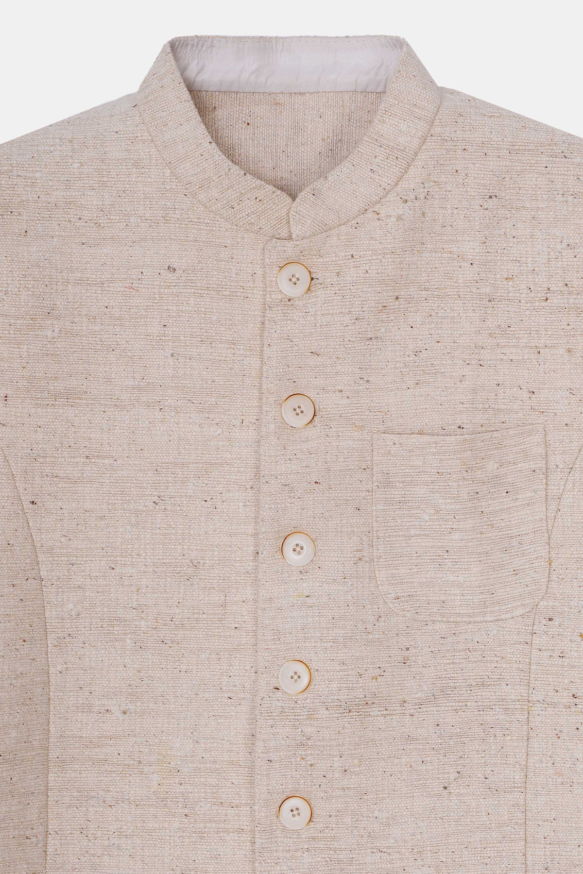 Hand Made Khaddar Waistcoat - SMWC403426