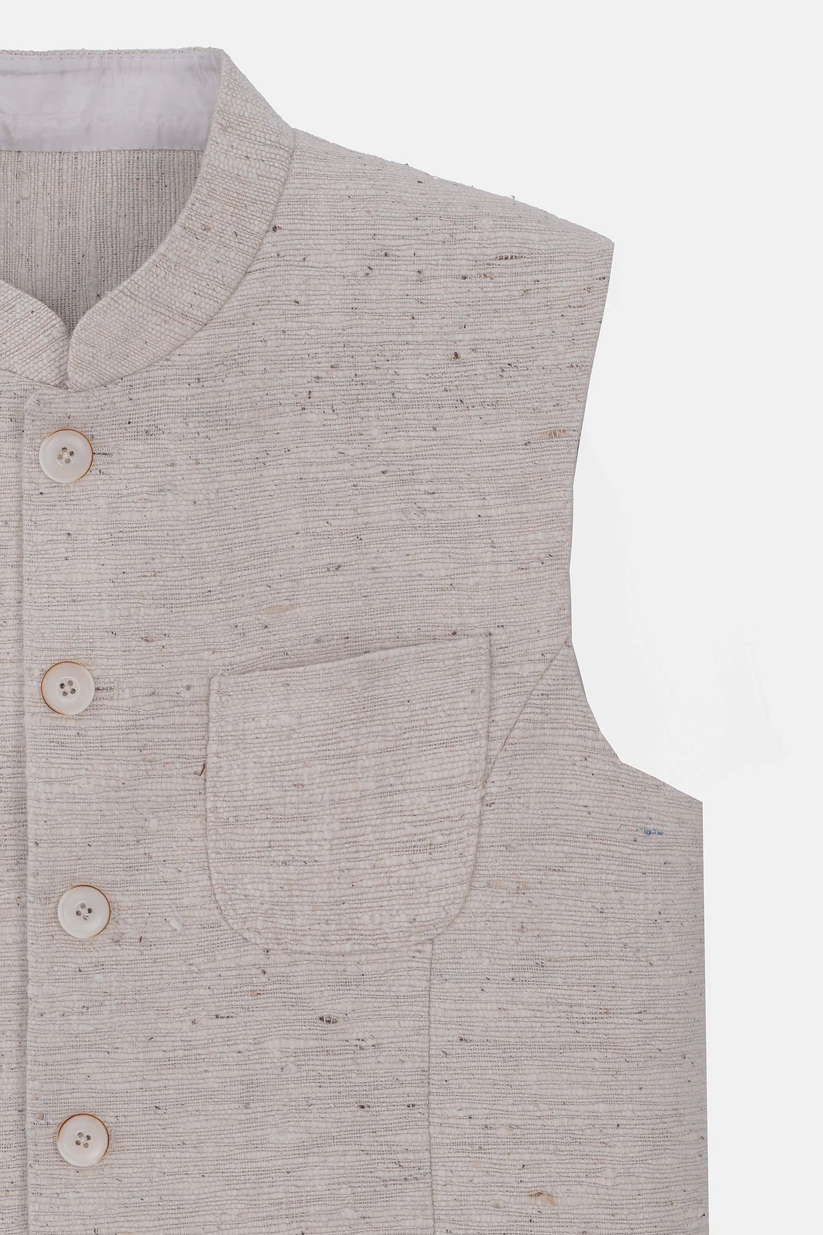 Handmade Khaddar Waistcoat - SMWC410426