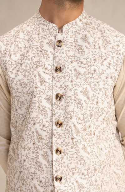 Men Embroidered Waistcoat - Shop Now at Shahnameh