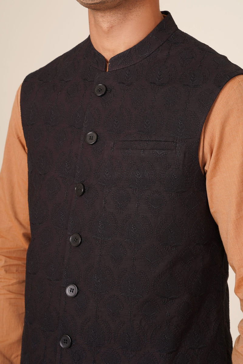Men's Embroidered Waistcoat - Shop Now at Shahnameh