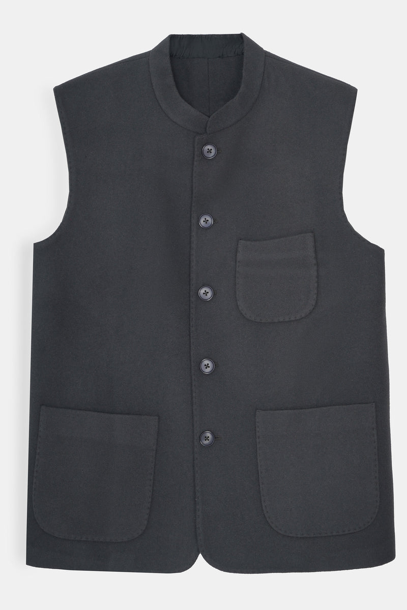 Wool Rich Waistcoat - SMWC805426