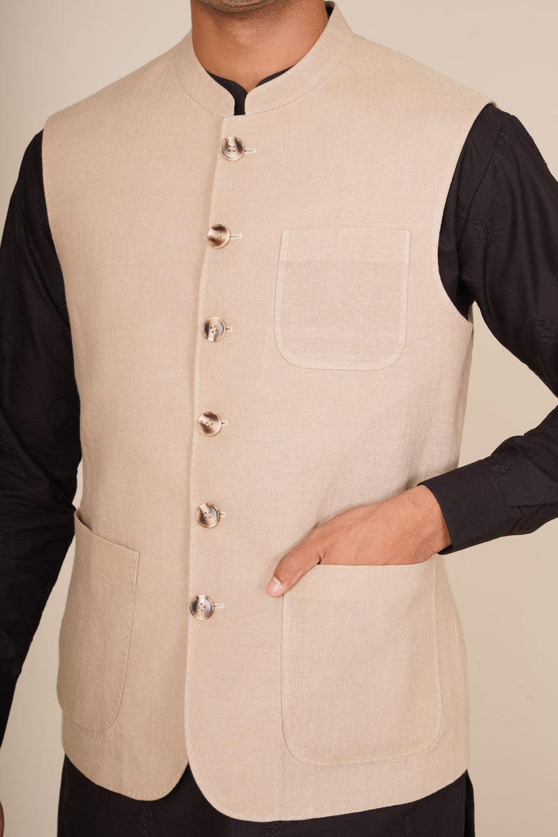 Men's Band Waistcoat - Shop Now at Shahnameh