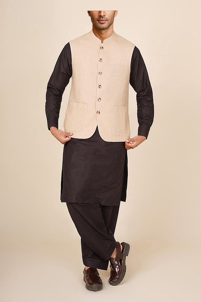 Men's Band Waistcoat - Shop Now at Shahnameh