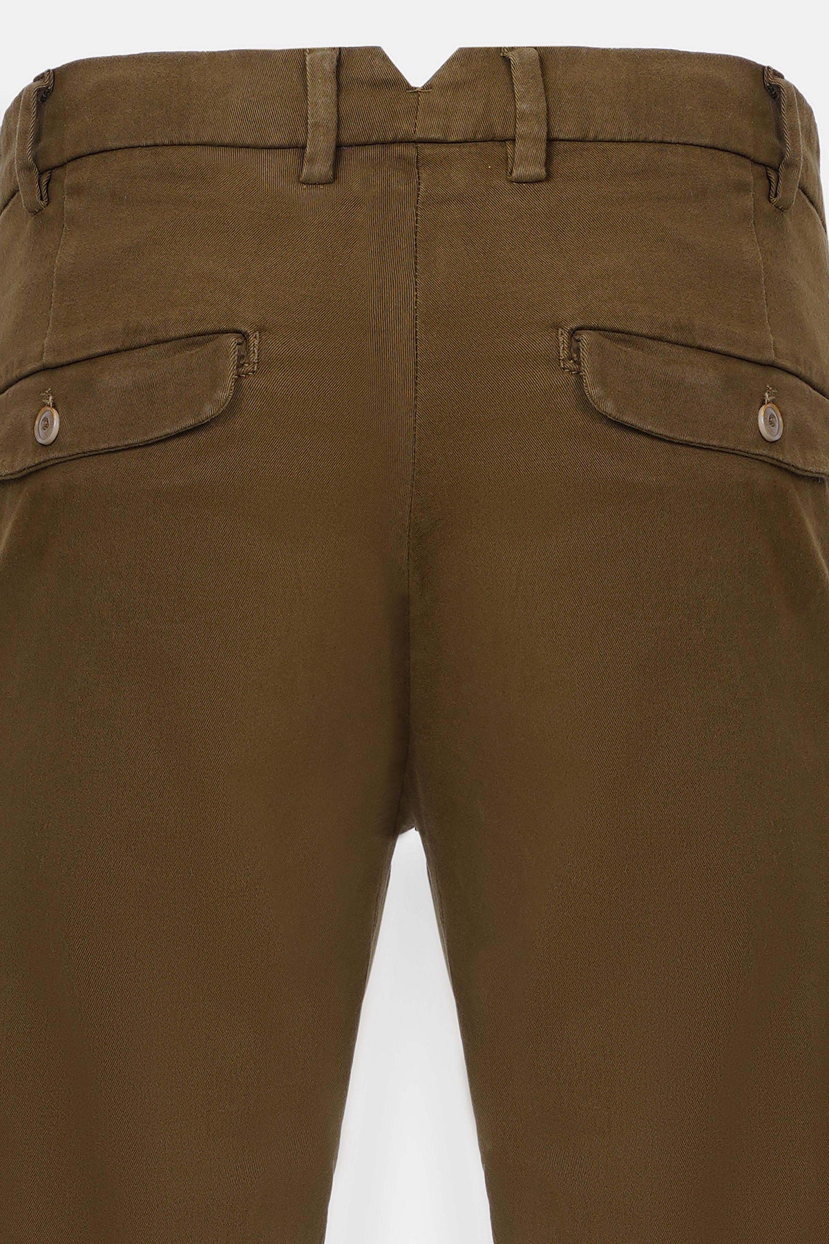 Mid Rise Cotton Pants - SND413426