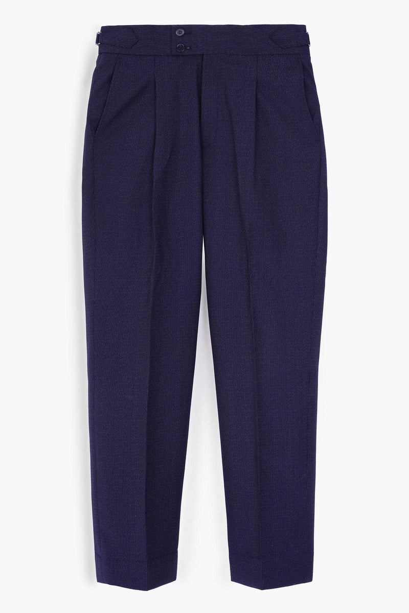 Worsted Wool High Wisted Pants - SND914126