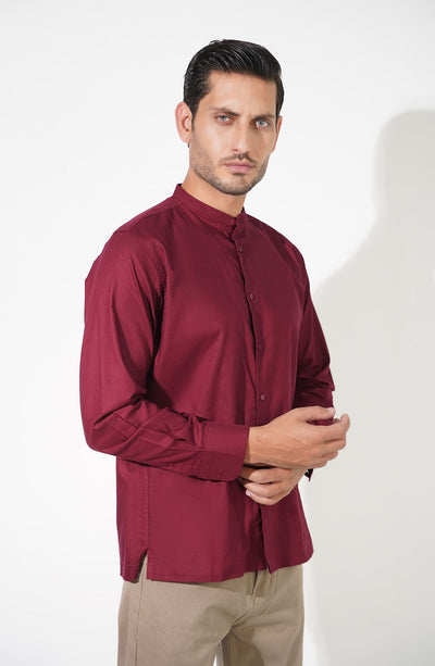 MANDARIN COLLOR SHIRT - Shop Now at Shahnameh