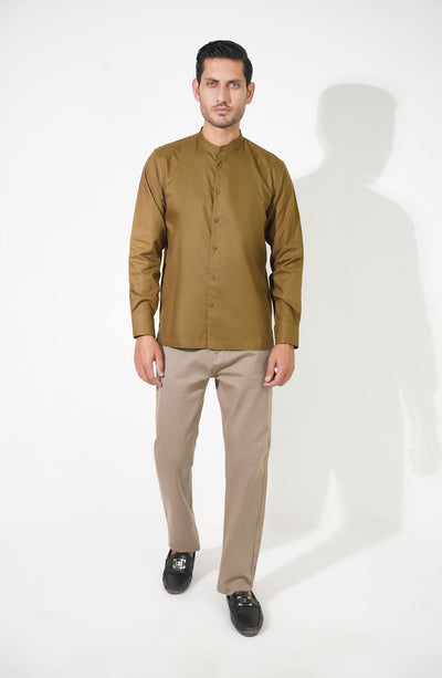 Mandarin Collor Shirt - Shop Now at Shahnameh