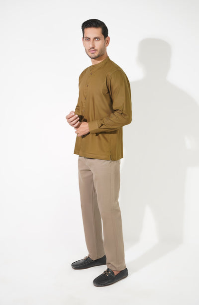 Mandarin Collor Shirt - Shop Now at Shahnameh
