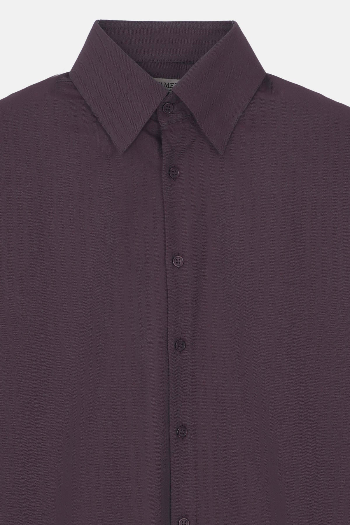 Cotton Flannel Herringbone Shirt - SWS402426