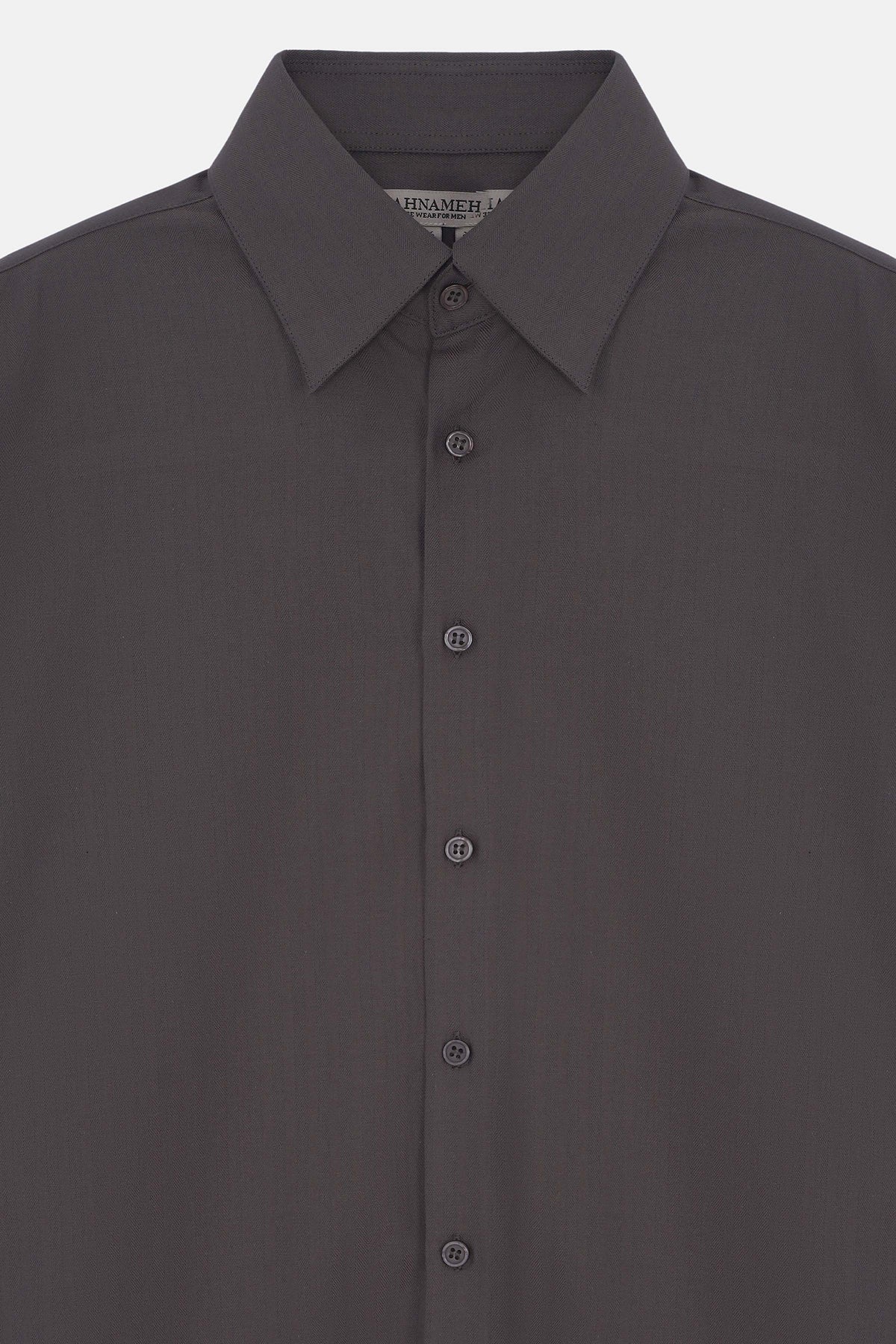 Cotton Flannel Herringbone Shirt - SWS403426